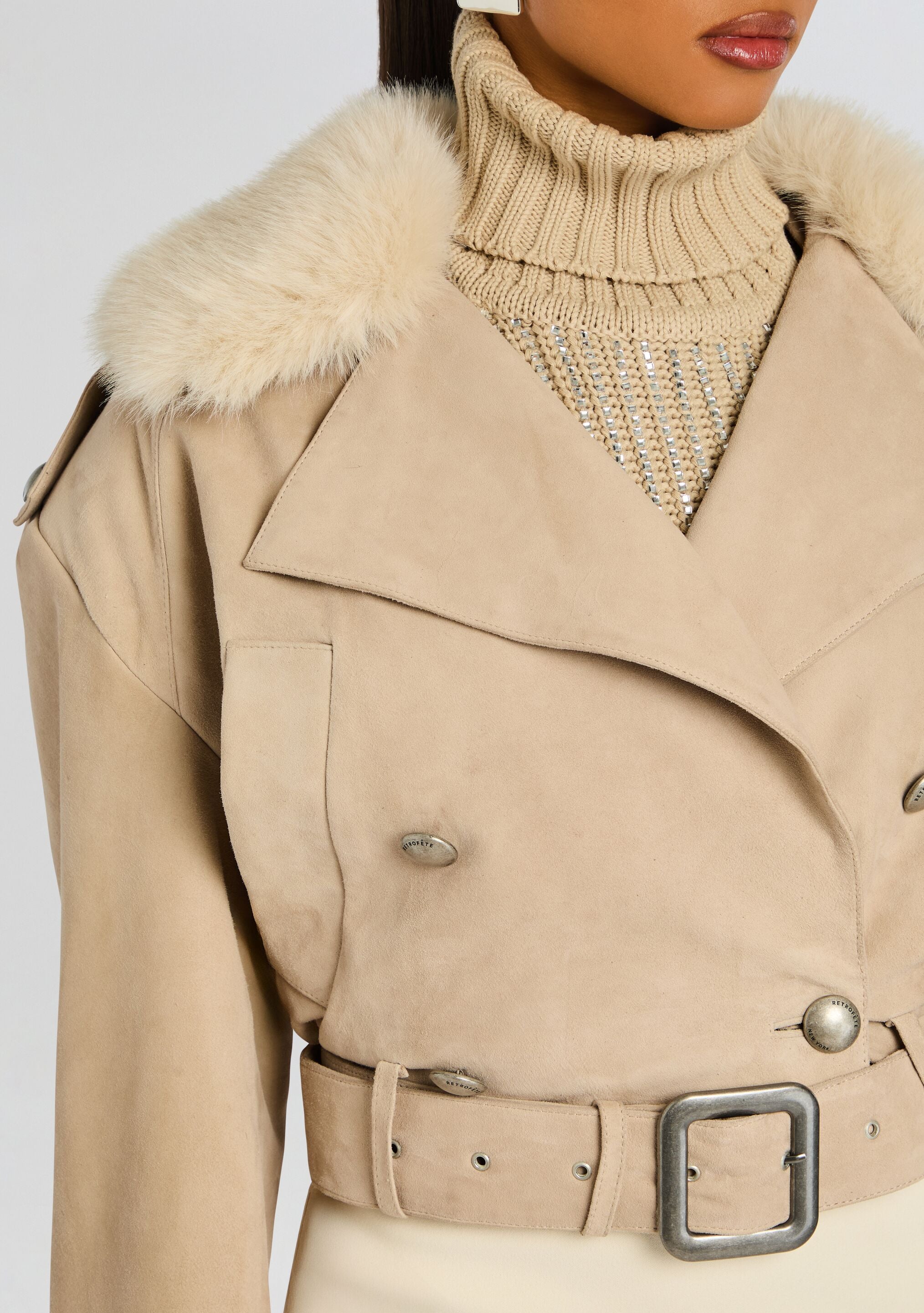 Rubee Suede Coat