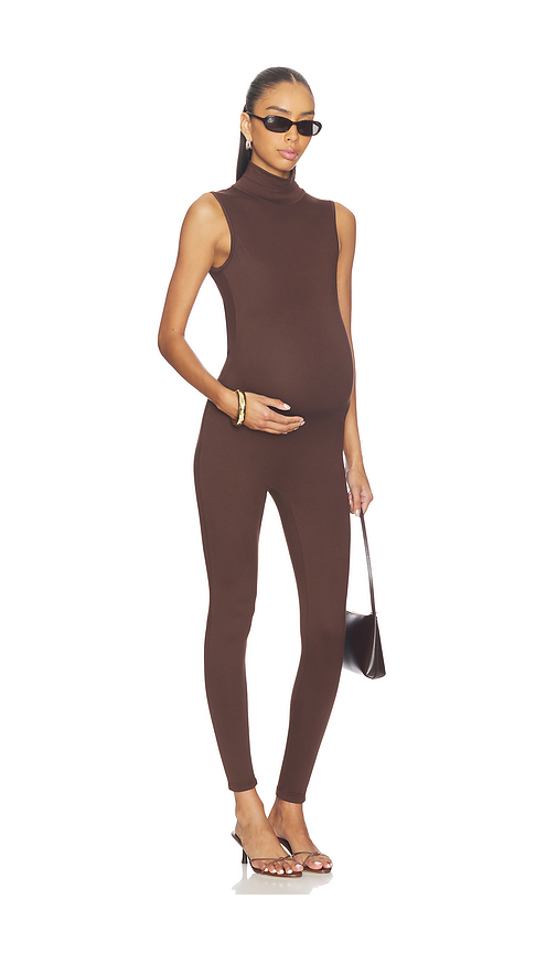 BUMPSUIT The Stevie Jumpsuit in Chocolate. XL. Also in L, M