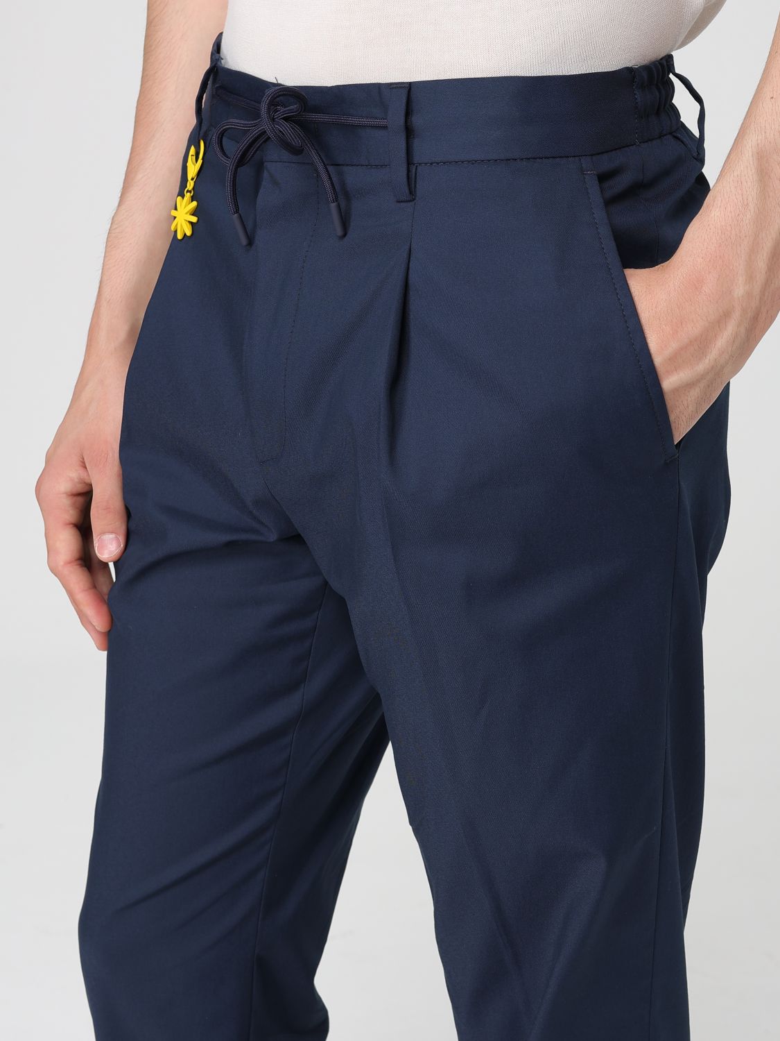 Pants MANUEL RITZ Men color Blue