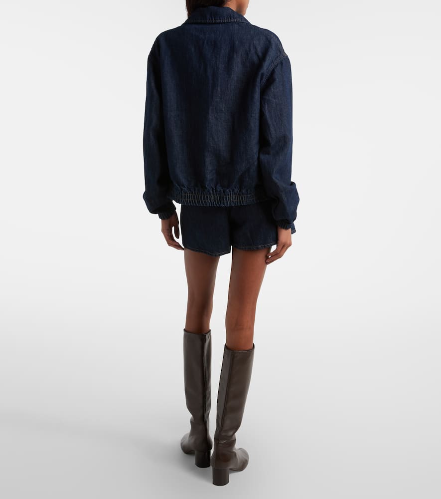 Denim shorts