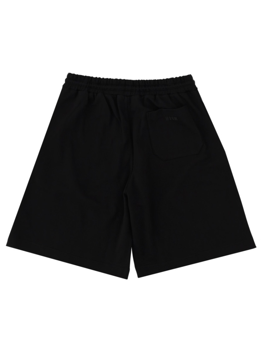 MSGM - logo drawstring shorts and back pocket