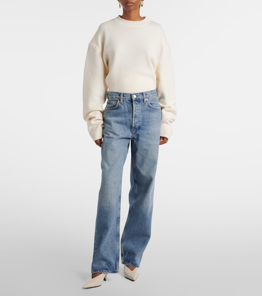 Henson mid-rise wide-leg jeans