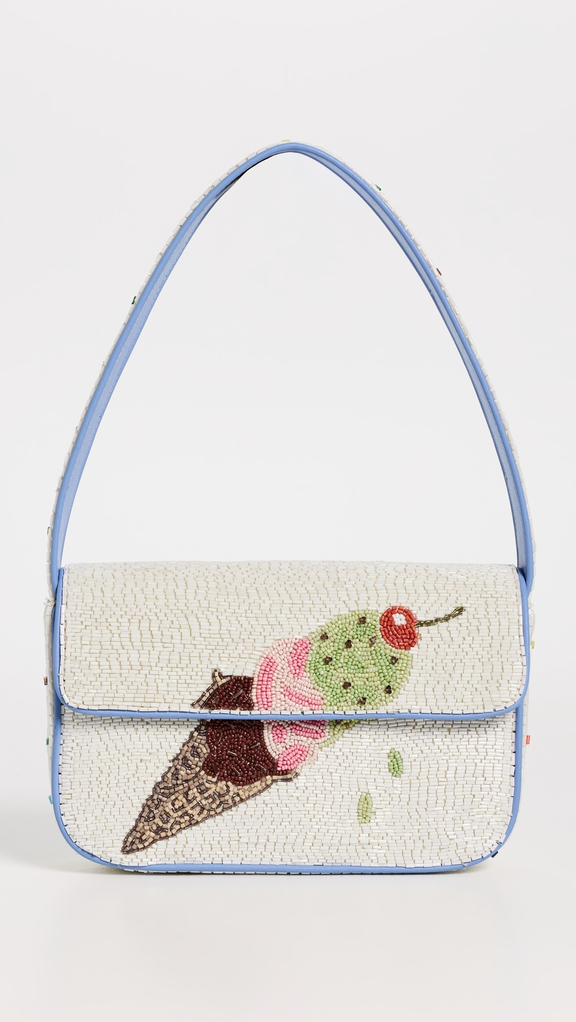 Tommy Beaded Shoulder Bag Triple Scoop One Size