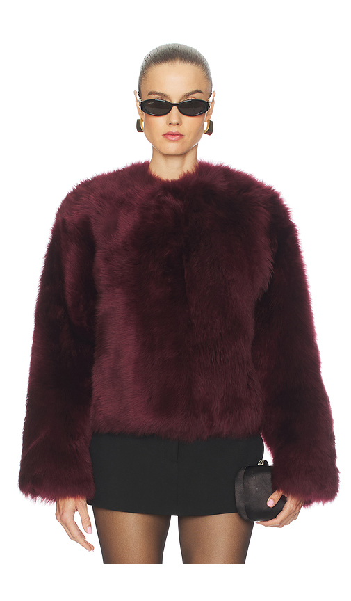 SIMKHAI VESTE COURTE NATASHA en Red. XS. Also en L