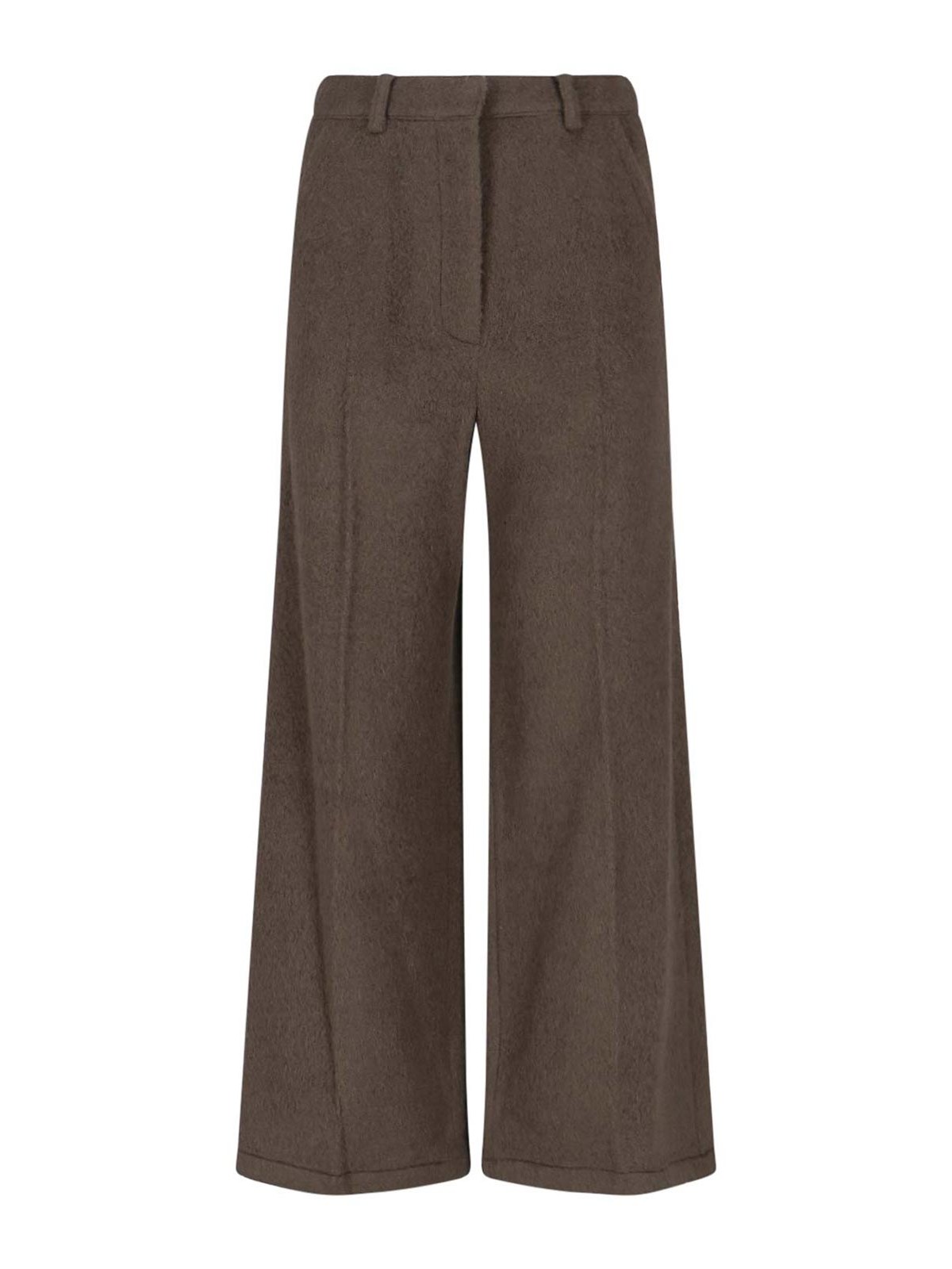 Wool and alpaca blend trousers