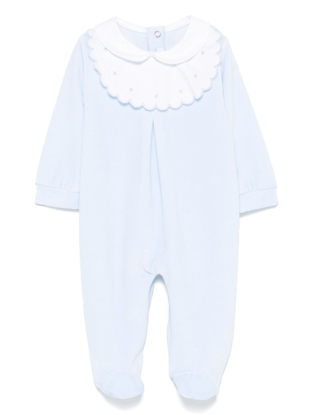 Scallop-panel pyjamas - Blue