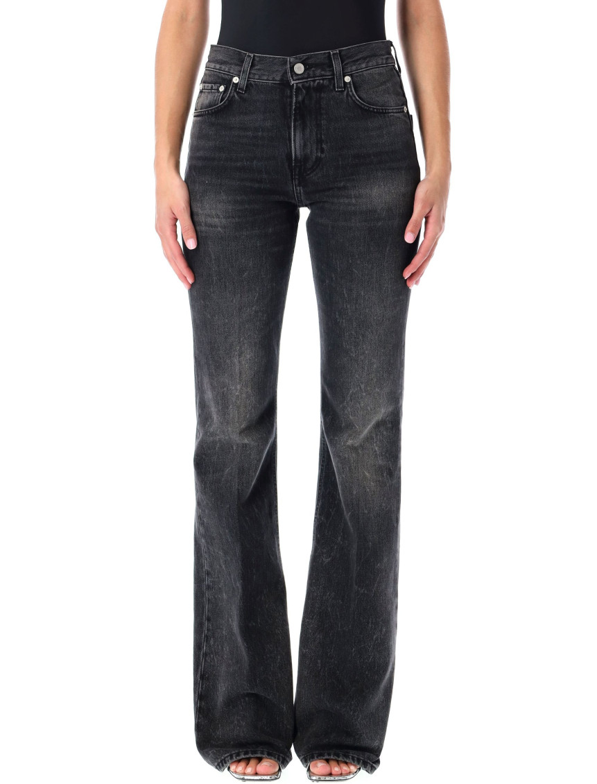 Haikure - sculpting flared trousers five pocket