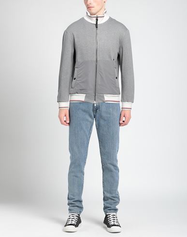 Man Sweatshirt Grey Size S Cotton, Polyester