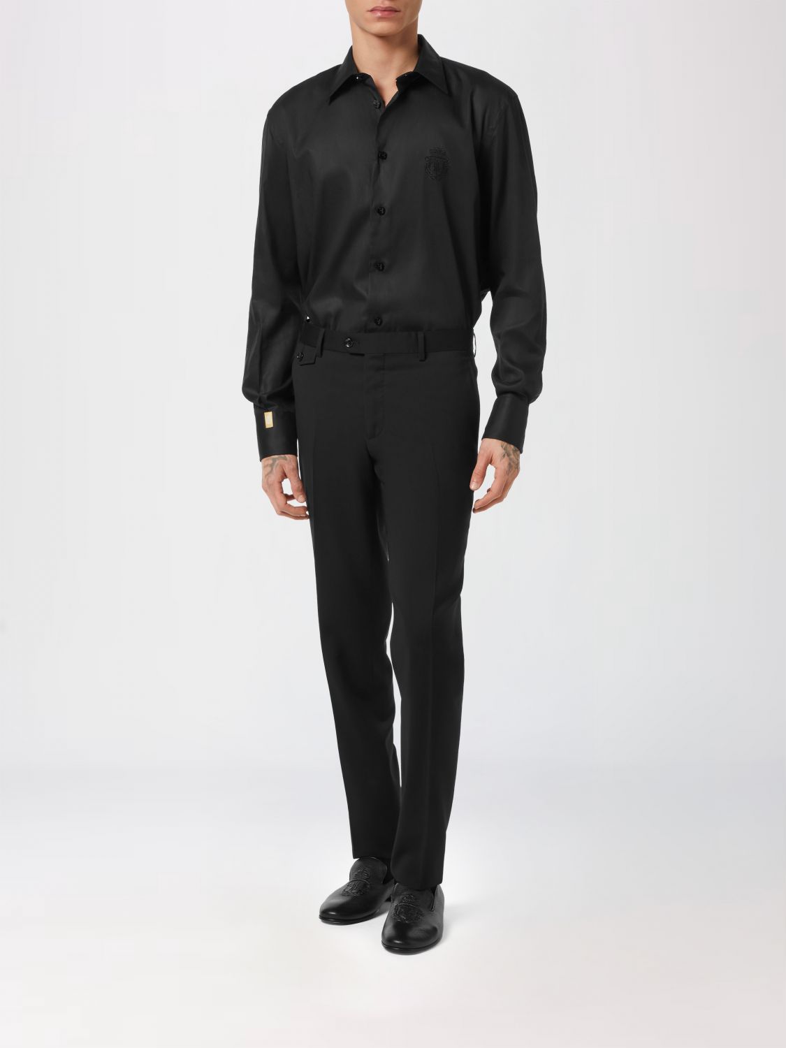 Wool trousers - Black
