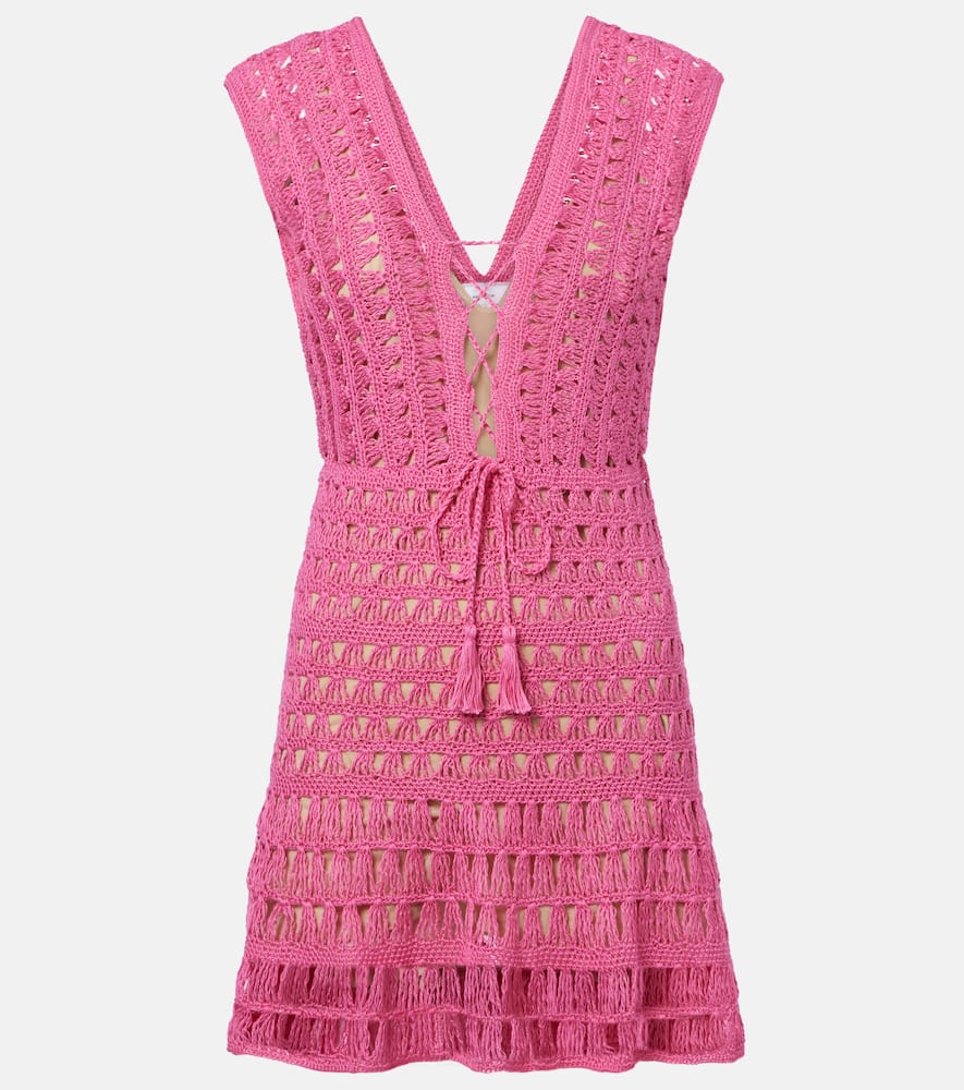 Jennifer crochet cotton minidress
