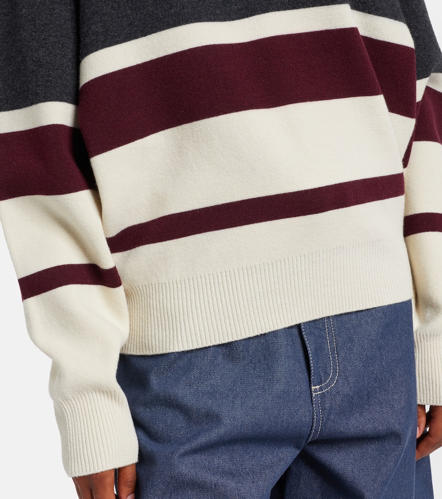 Róhe Wool and cashmere polo sweater