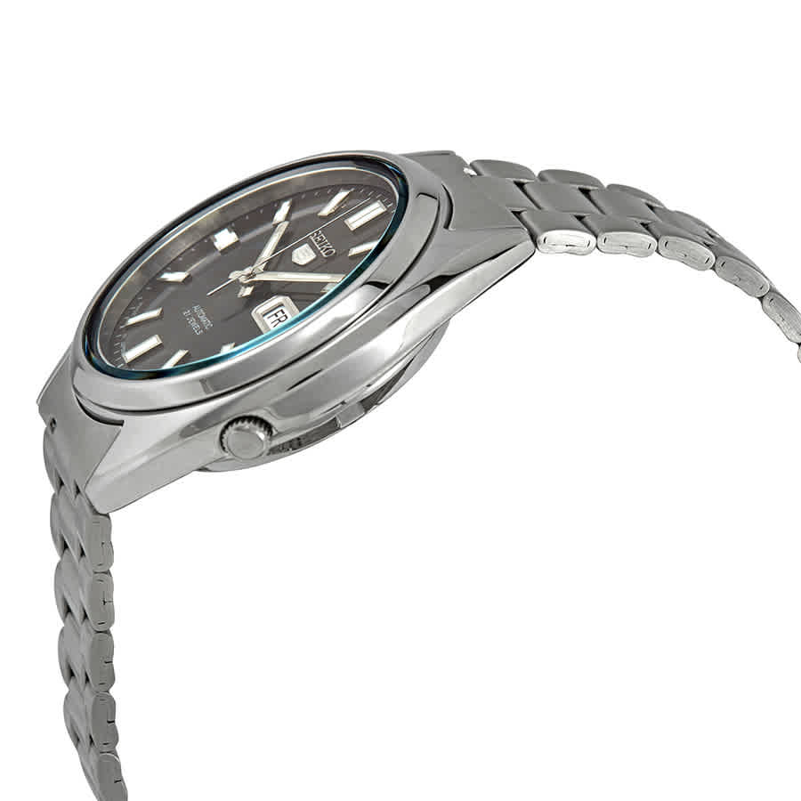 Series 5 Automatic Black Dial Mens Watch SNXS79J1