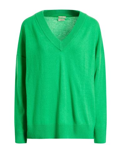 Woman Sweater Green Size M Cashmere