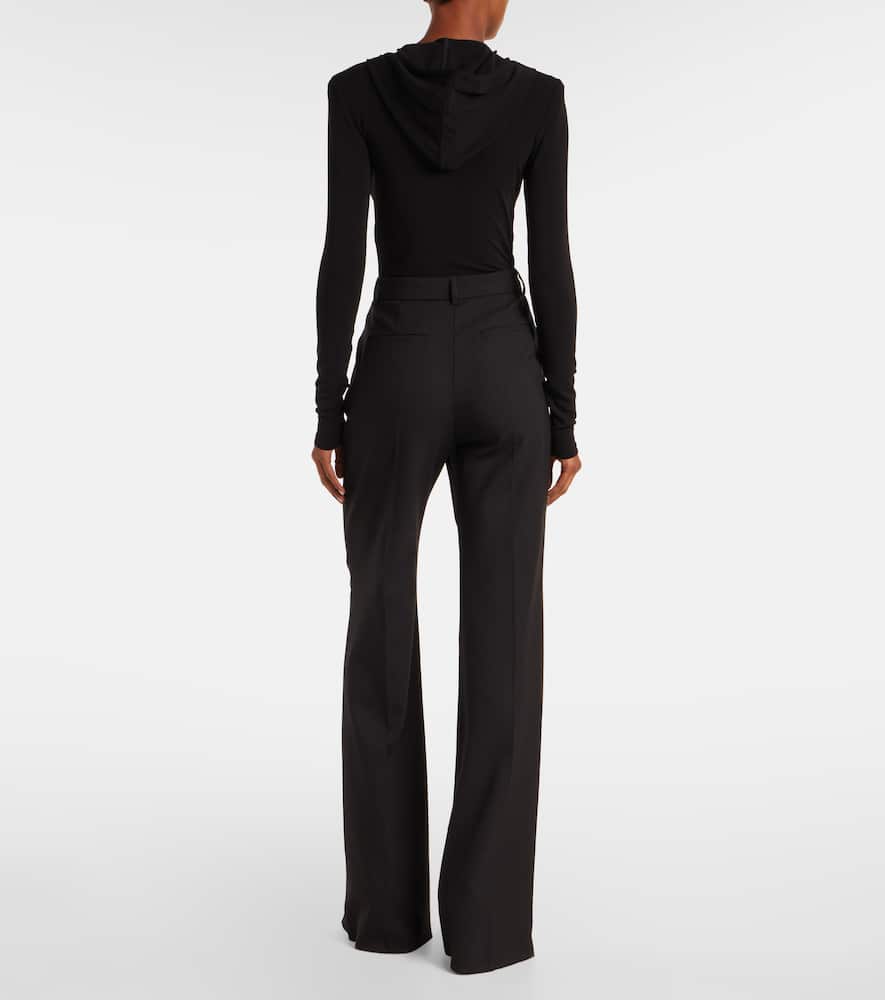 Hooded jersey bodysuit