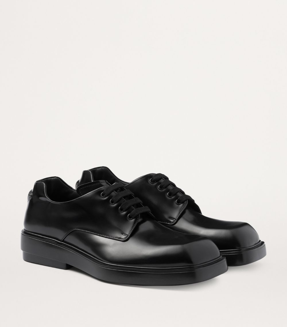 Brushed Leather Derby Shoes