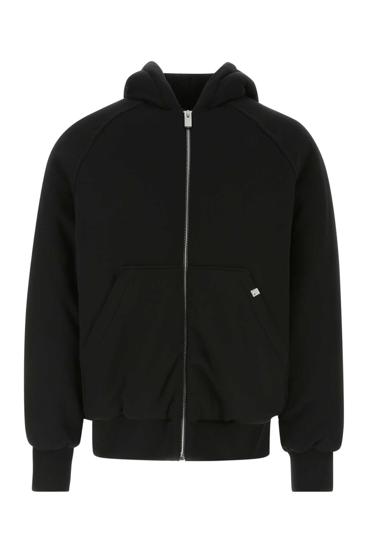 Cotton Padded Jacket — Black