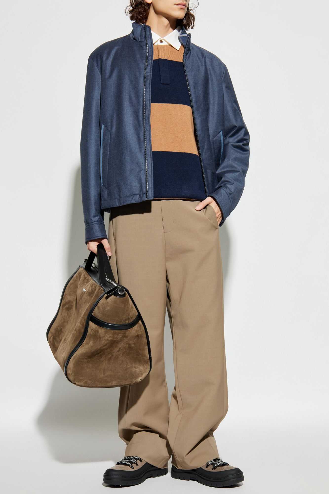 "bomber" Jacket, Men's, Blue