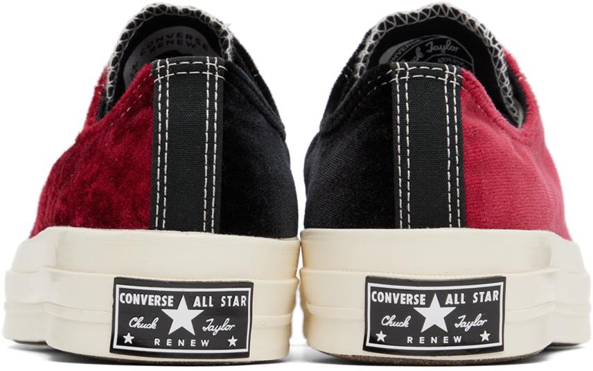 Black & Red Chuck 70 OX Sneakers
