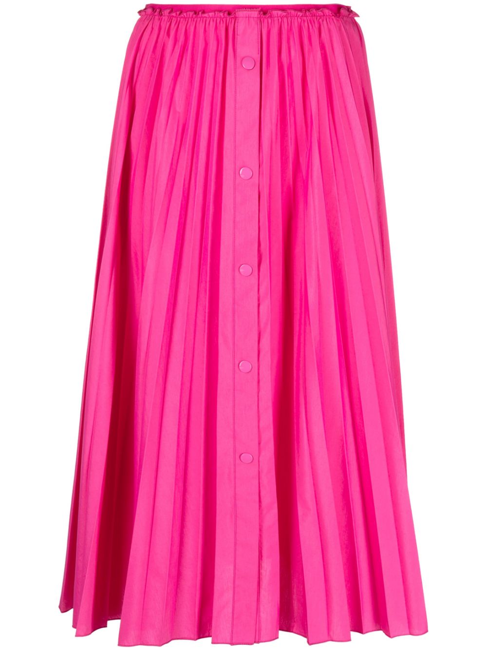 Pleated midi skirt - Pink