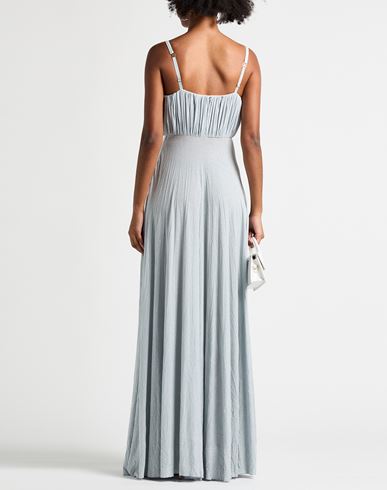 Woman Maxi dress Light blue Size 6 Viscose, Polyester, Polyamide, Elastane