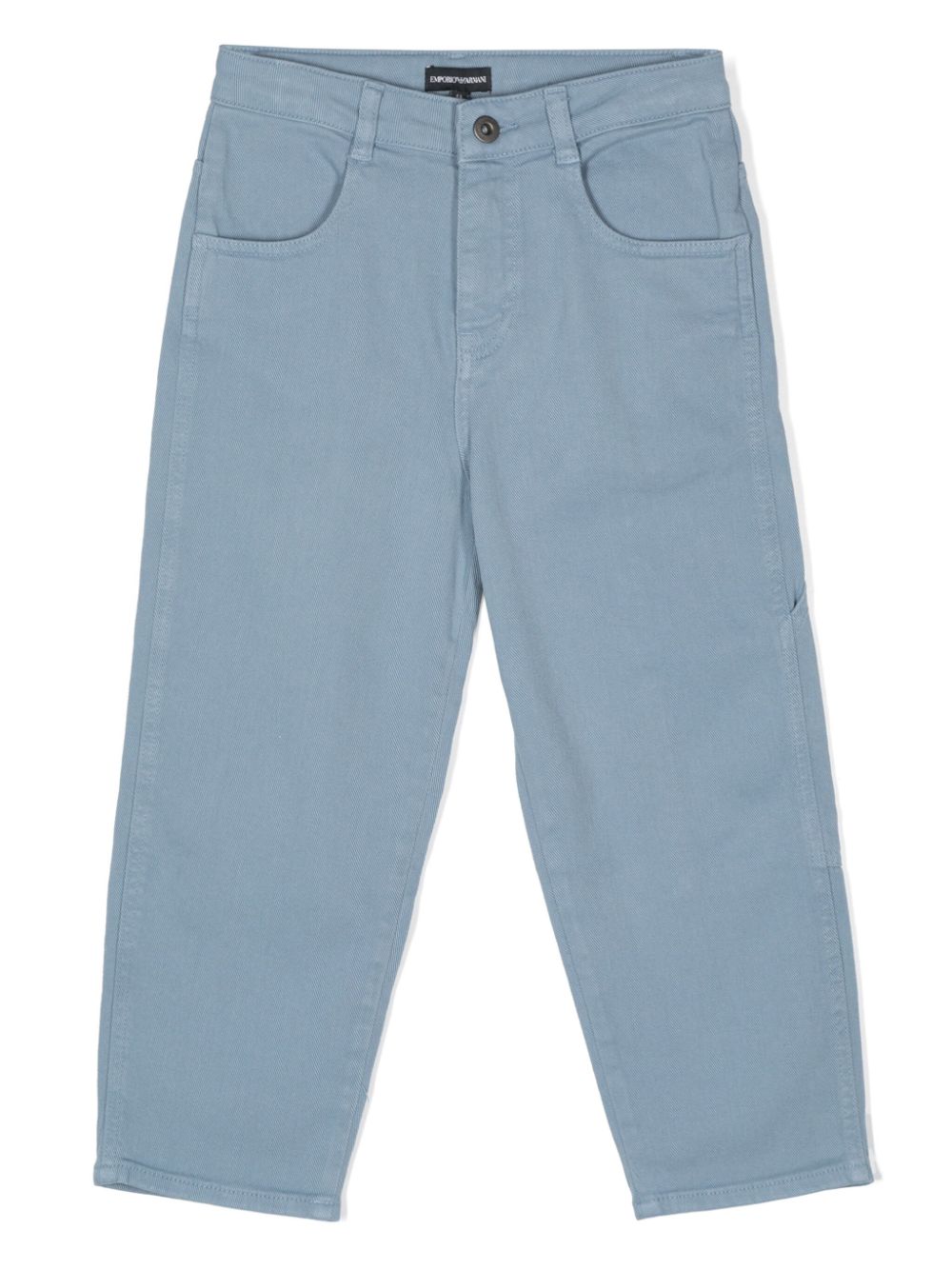 Mid-rise straight-leg jeans - Blue