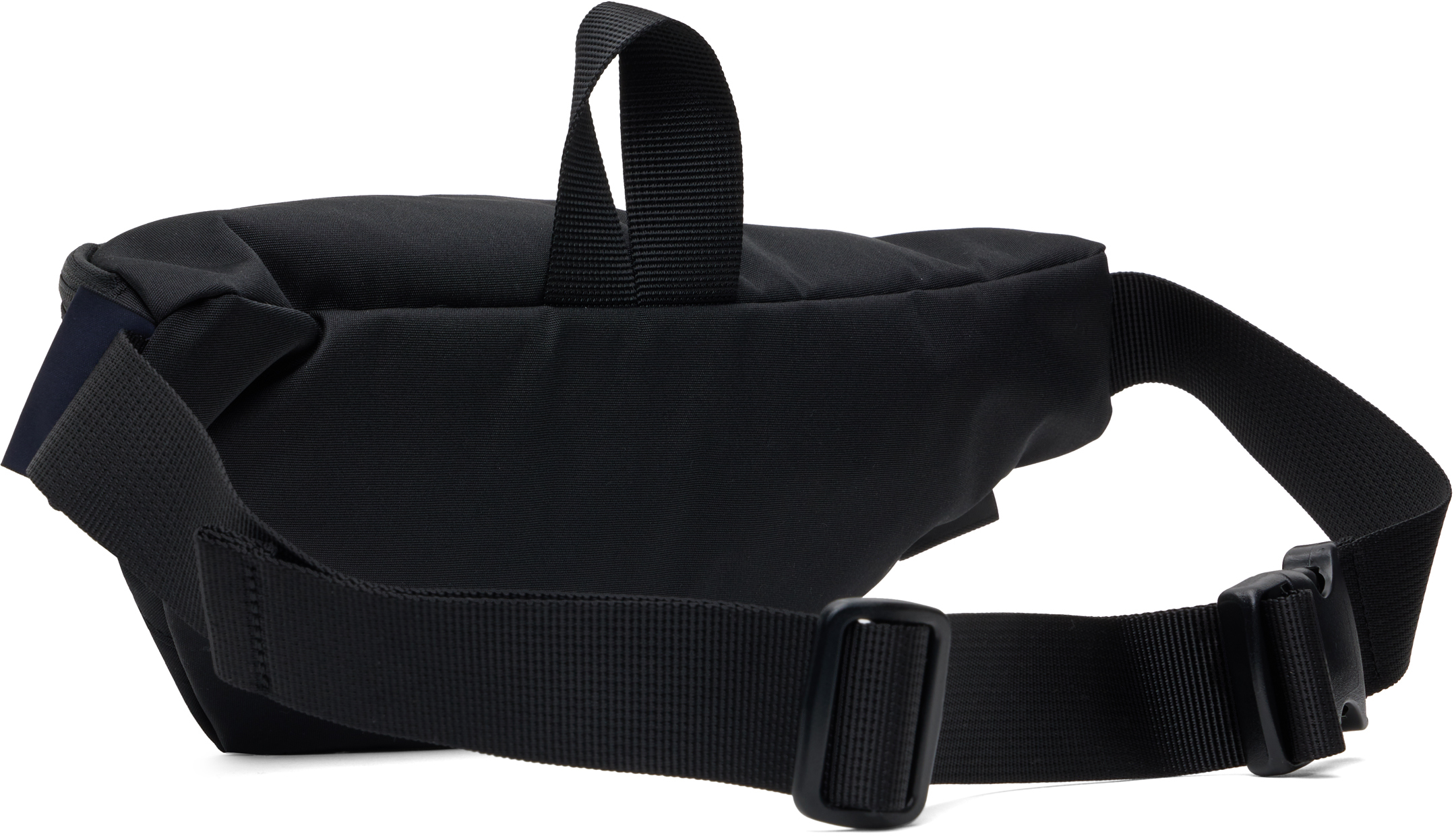 Comme des Garçons Homme Black Cordura Logo Crossbody Bag