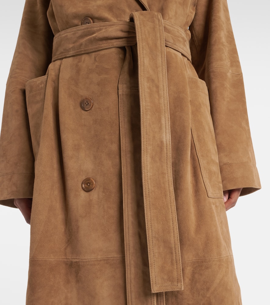 Róhe Suede wrap coat
