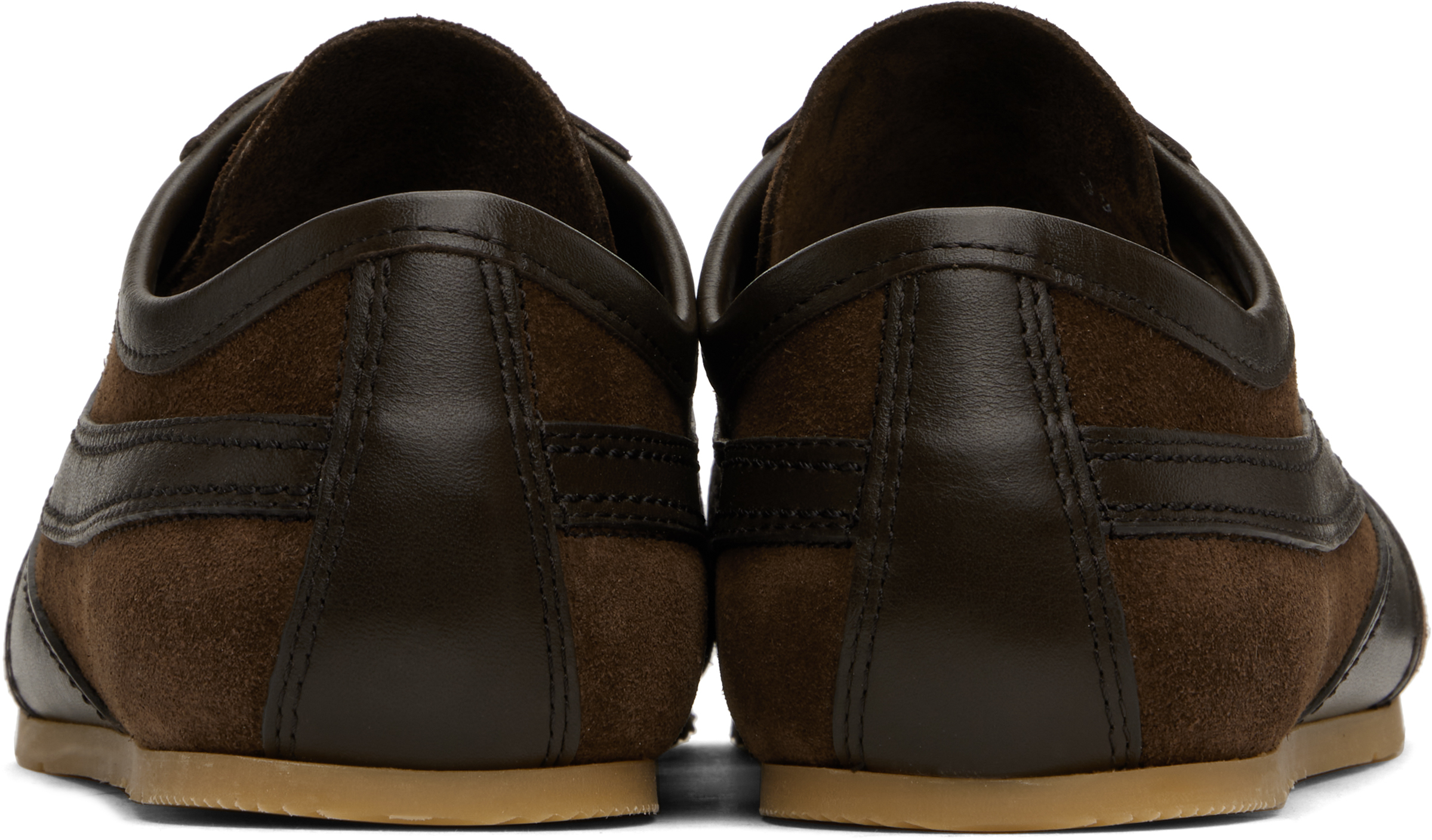 Dries Van Noten Brown Suede Sneakers