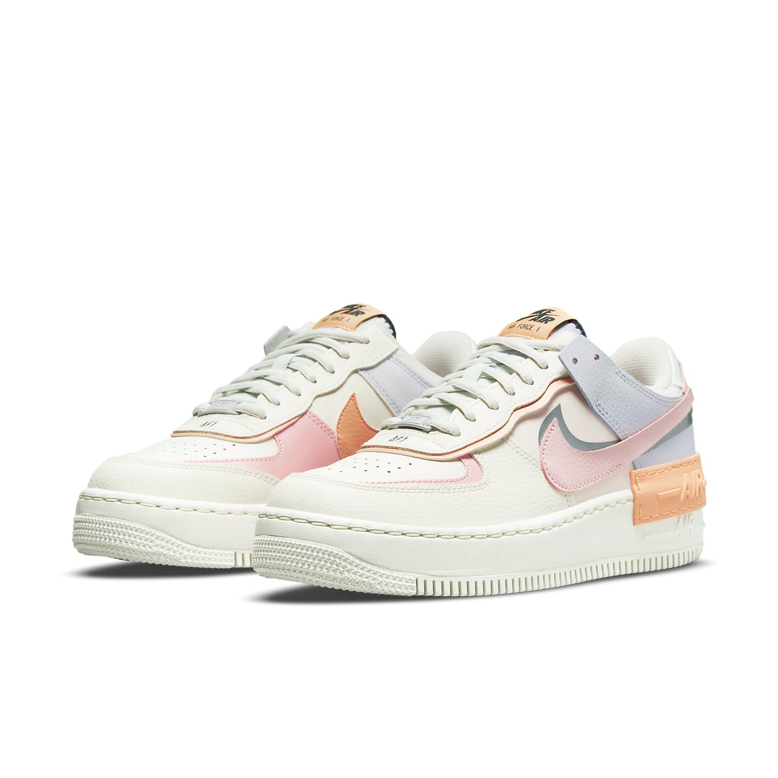 (WMNS) Air Force 1 Shadow 'Orange Chalk Pink Glaze'