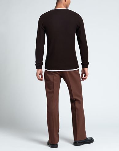 Man Sweater Chocolate brown Size S Viscose, Nylon