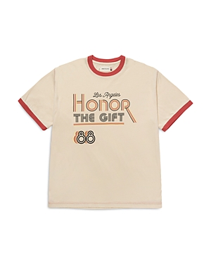 Oversized Fit Retro Honor Graphic Tee