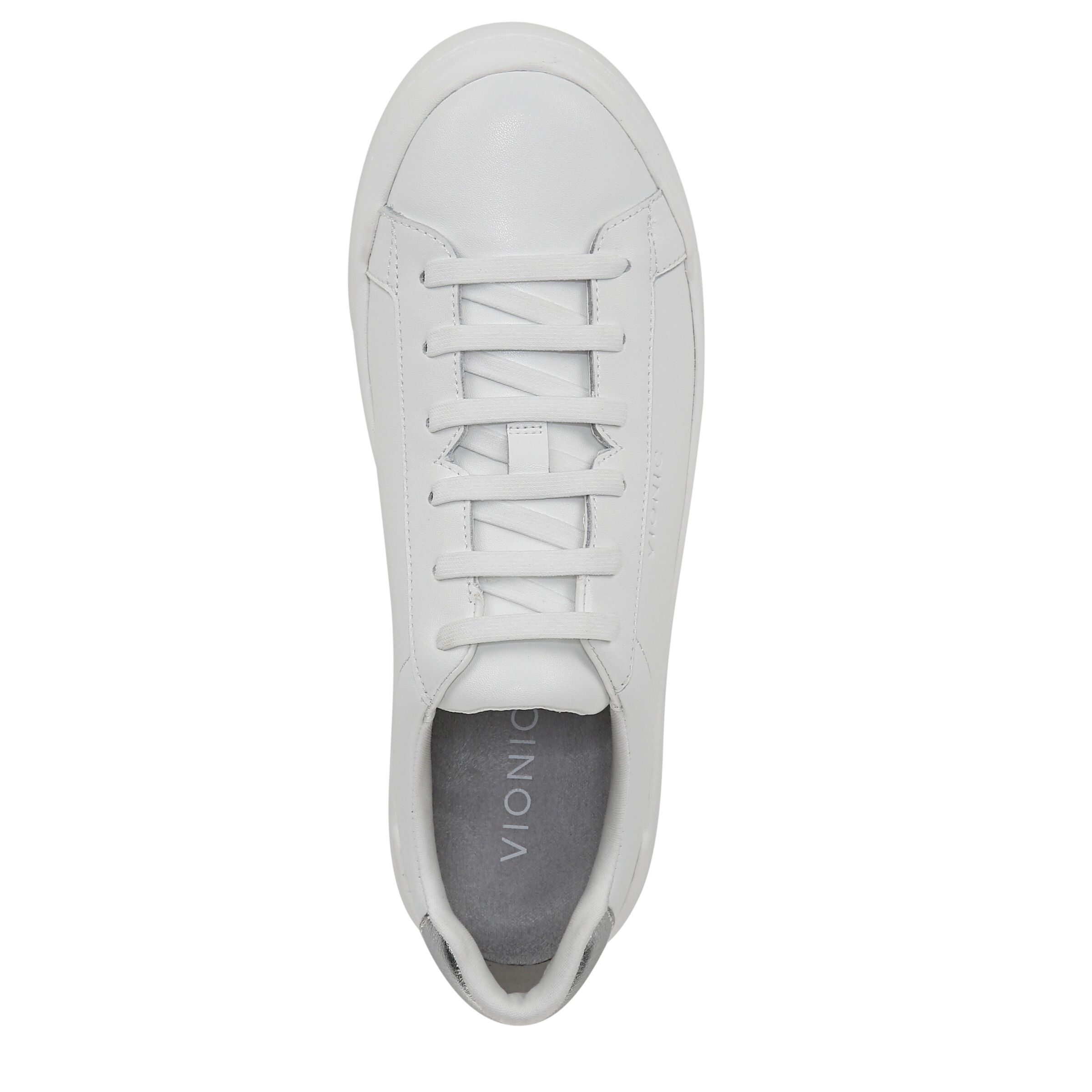 Vionic Colbie Lace Up Trainers In White