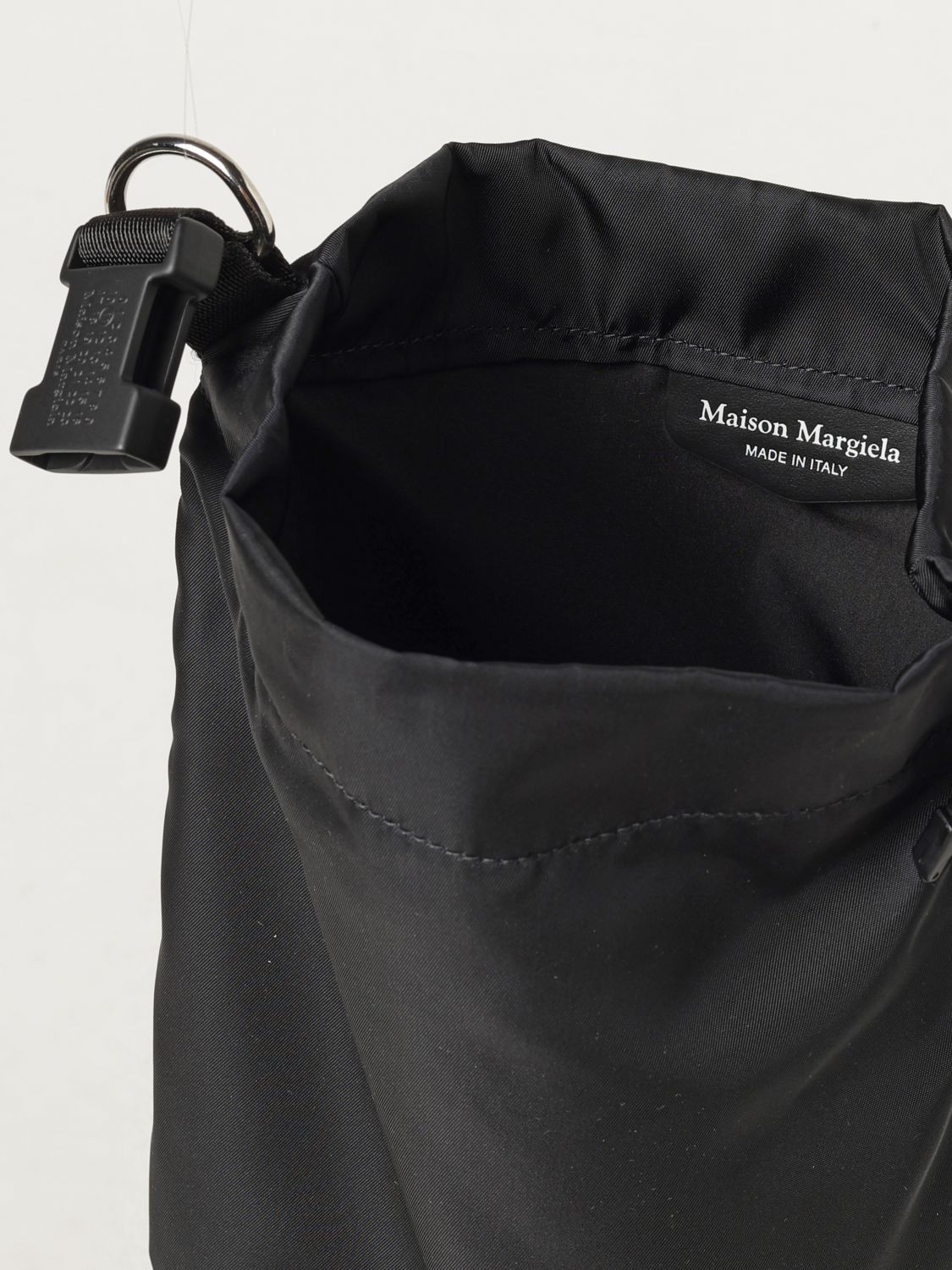 Four-stitch shoulder bag - Black