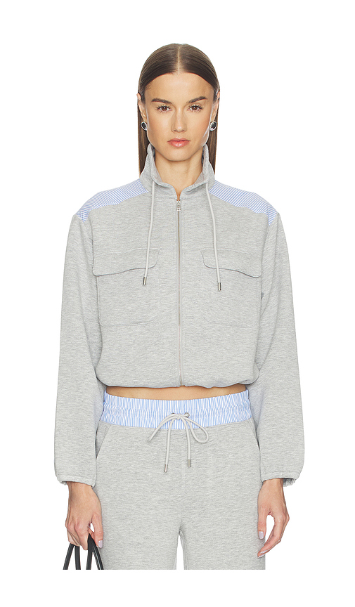 Veronica Beard Stellant Jacket in Light Grey. S. Also in