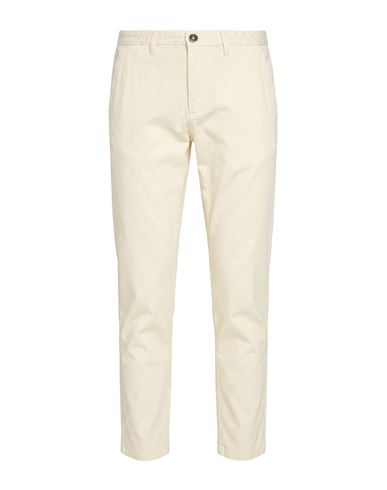 Man Pants Ivory Size 32 Cotton, Elastane