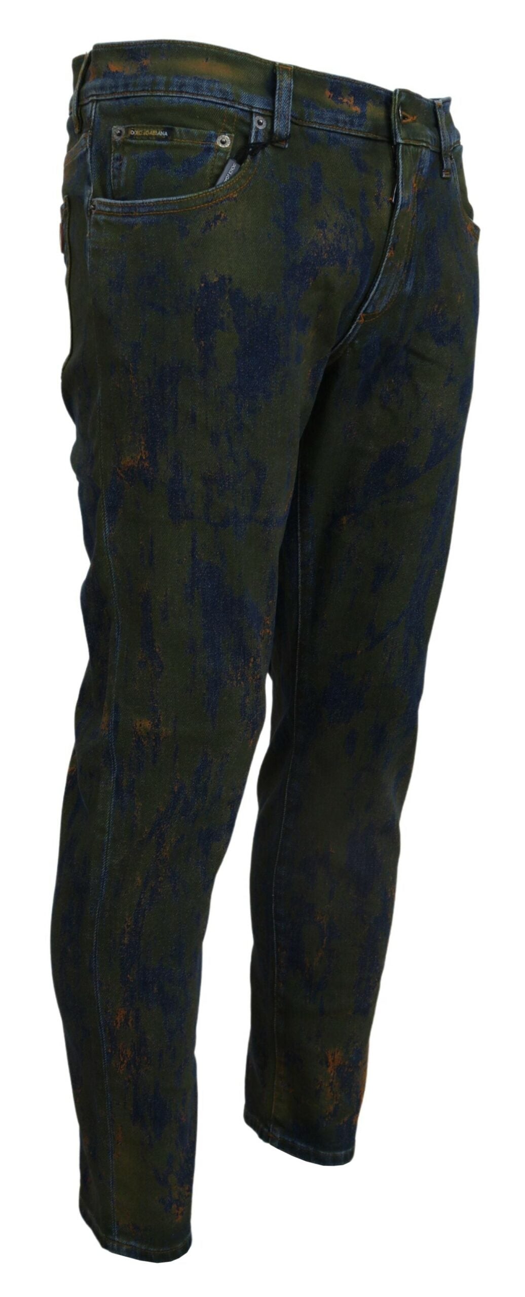 Skinny Denim Jeans — Green