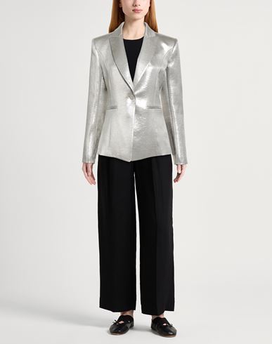 Woman Blazer Platinum Size 2 Polyester