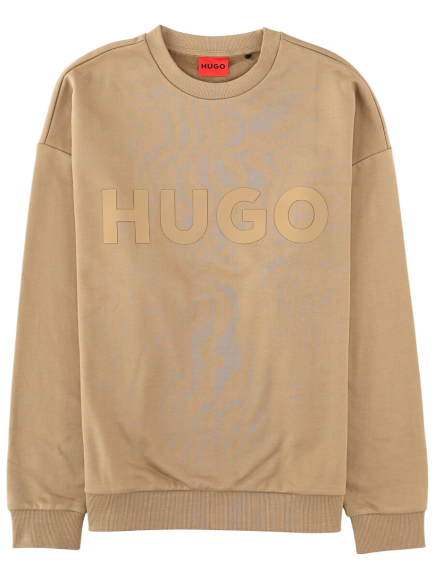 Beige Crew Neck Sweatshirt