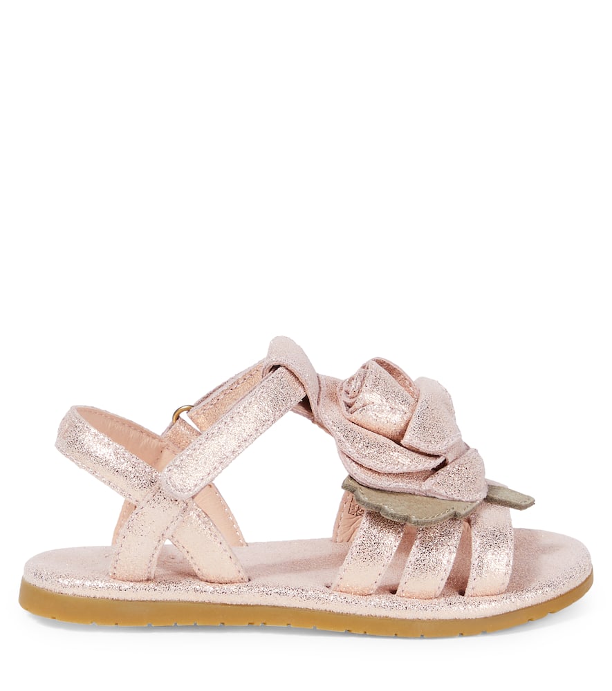 Donsje Fiyola glitter leather sandals