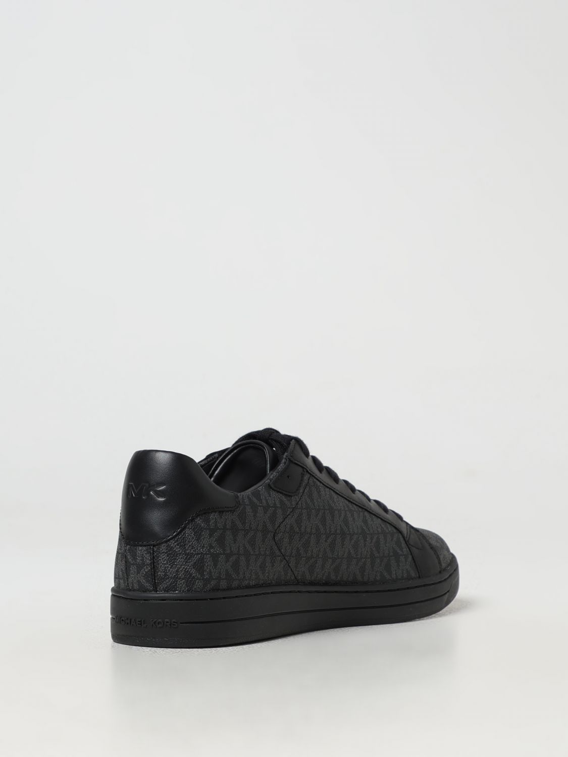 Monogram print sneakers - Black