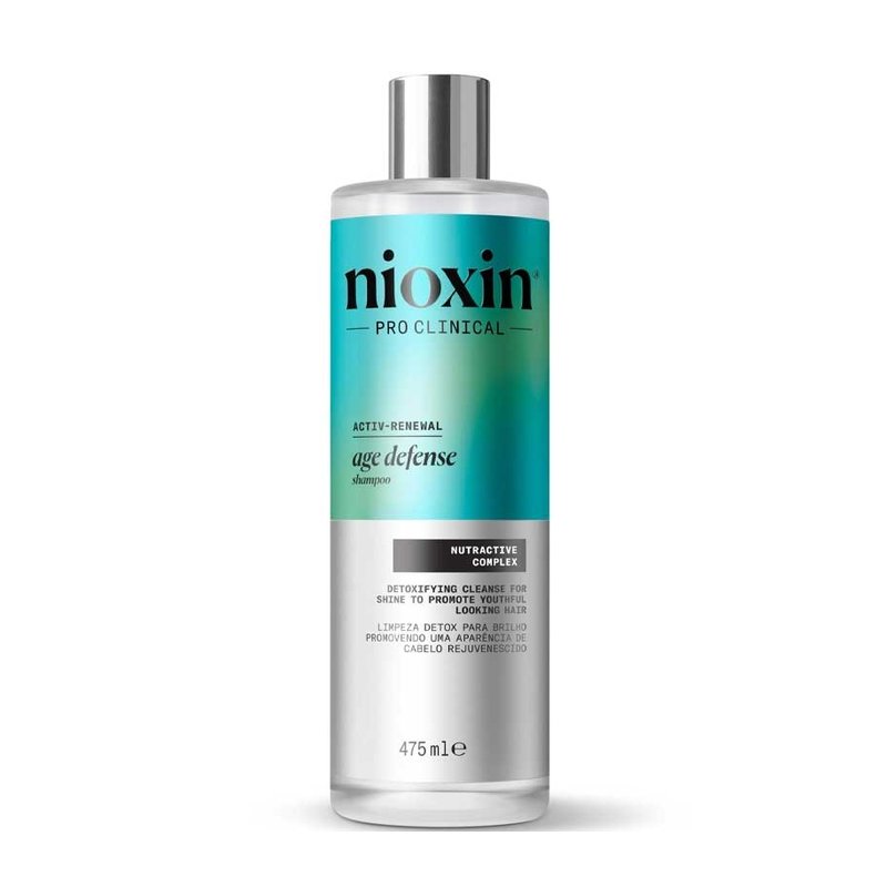 Nioxin Age Defense Champú Anti Envejecimiento Purifica El Cuero Cabelludo Con Niacinamida