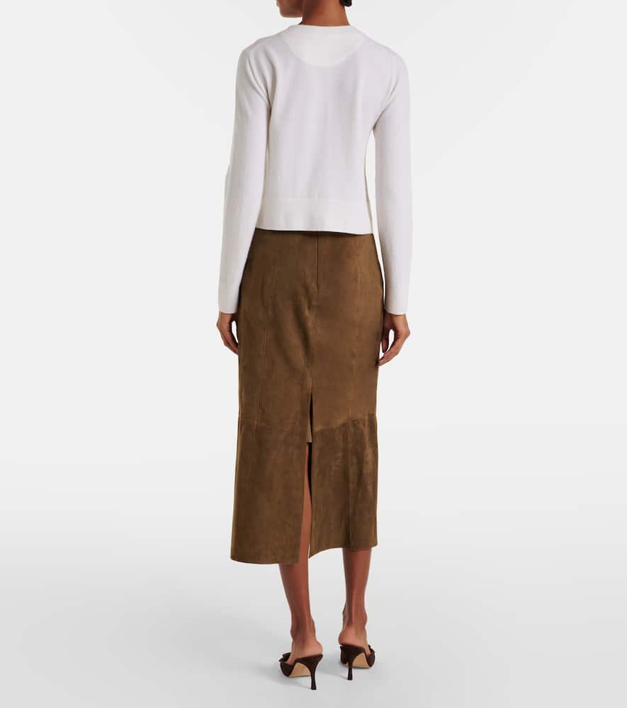Wool and cashmere-blend cardigan