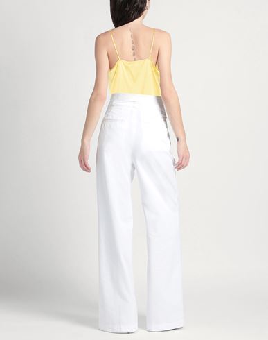 (the Mercer) N. y. Woman Top Yellow Size 10 Silk, Elastane