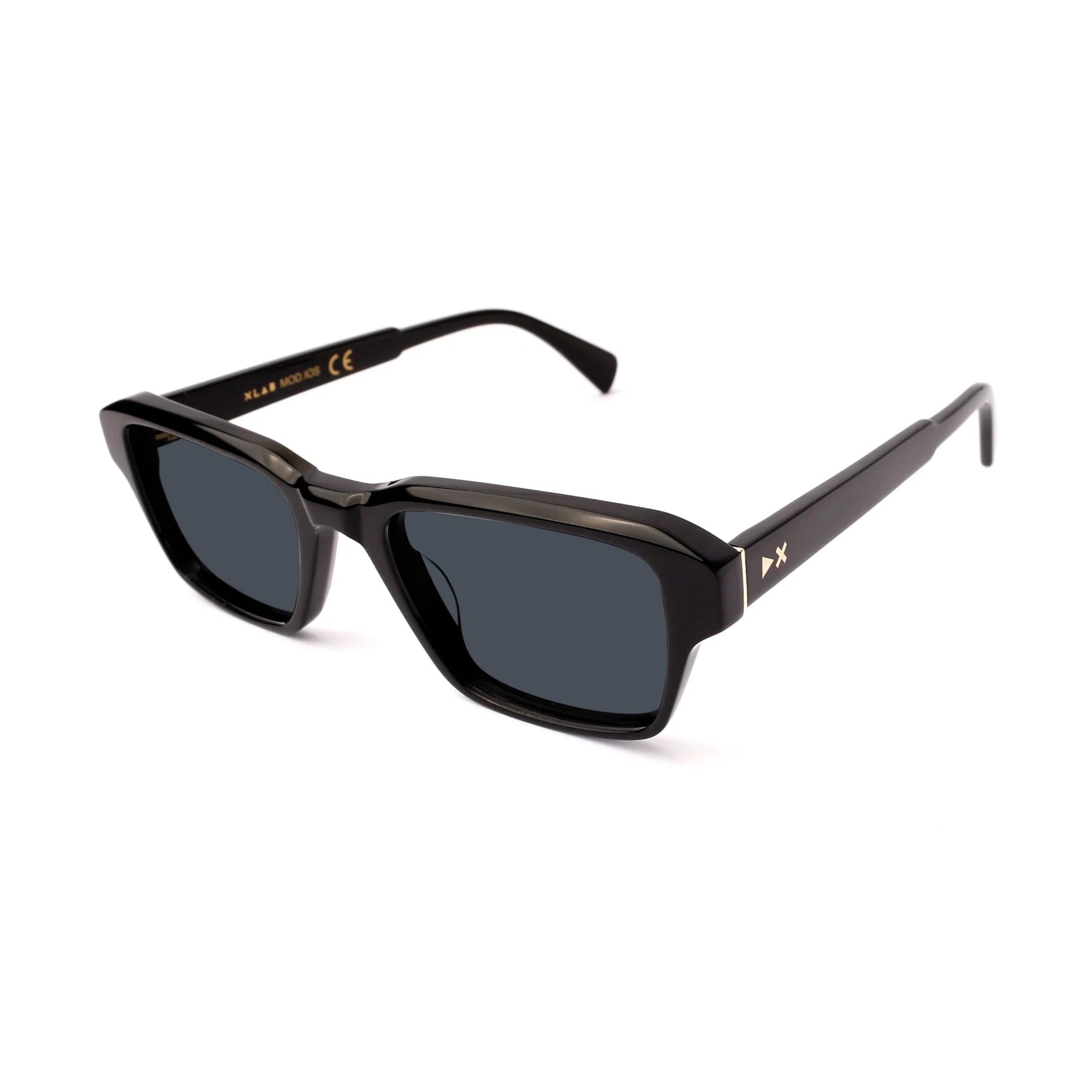 XLAB Unisex XLAB Ios Gafas de sol Acetato Azul Marrón Cuadrada Polarizado