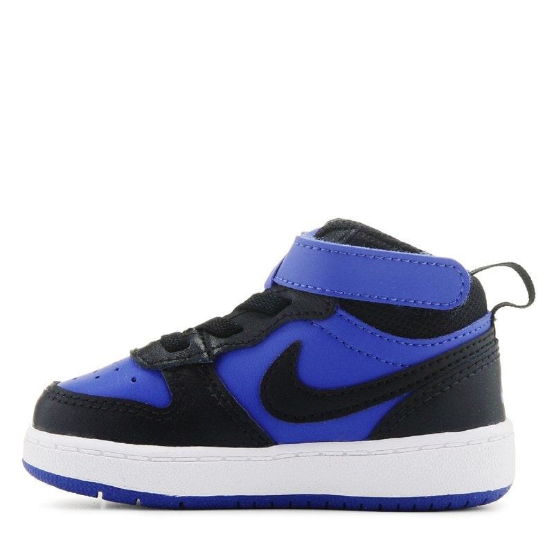 Kids' Court Borough Mid 2 High Top Sneaker Baby/Toddler Shoes (Black/Royal)