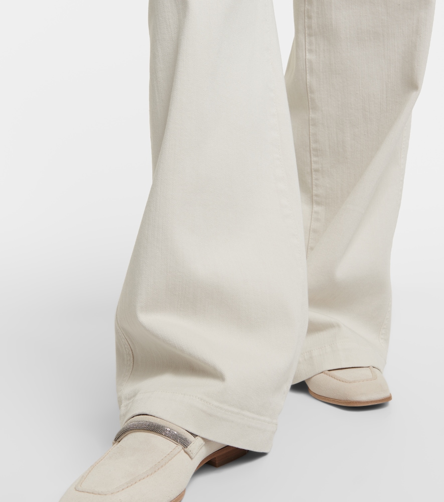 High-rise wide-leg jeans