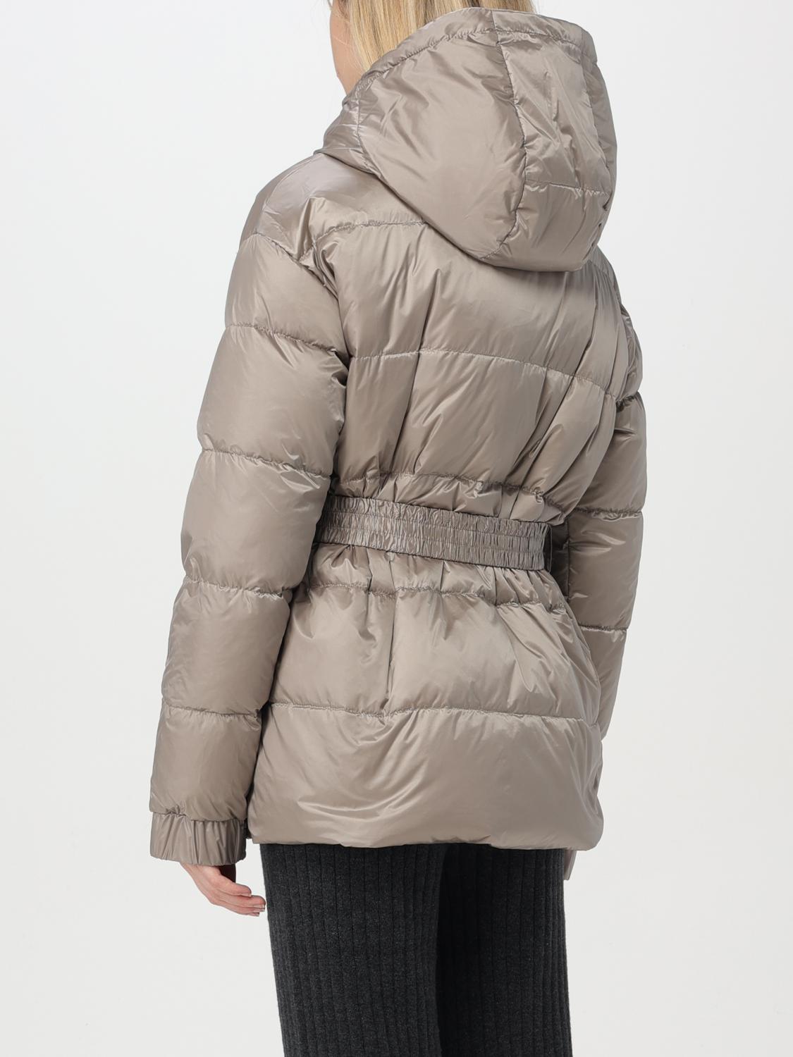 Belted puffer jacket - Grey