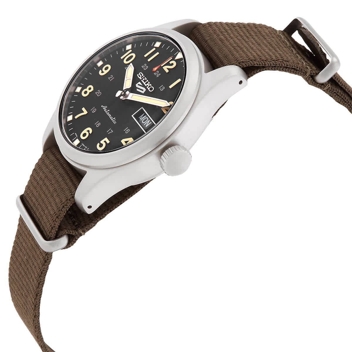 5 Sports GMT Automatic Black Dial Mens Watch SRPJ85K1