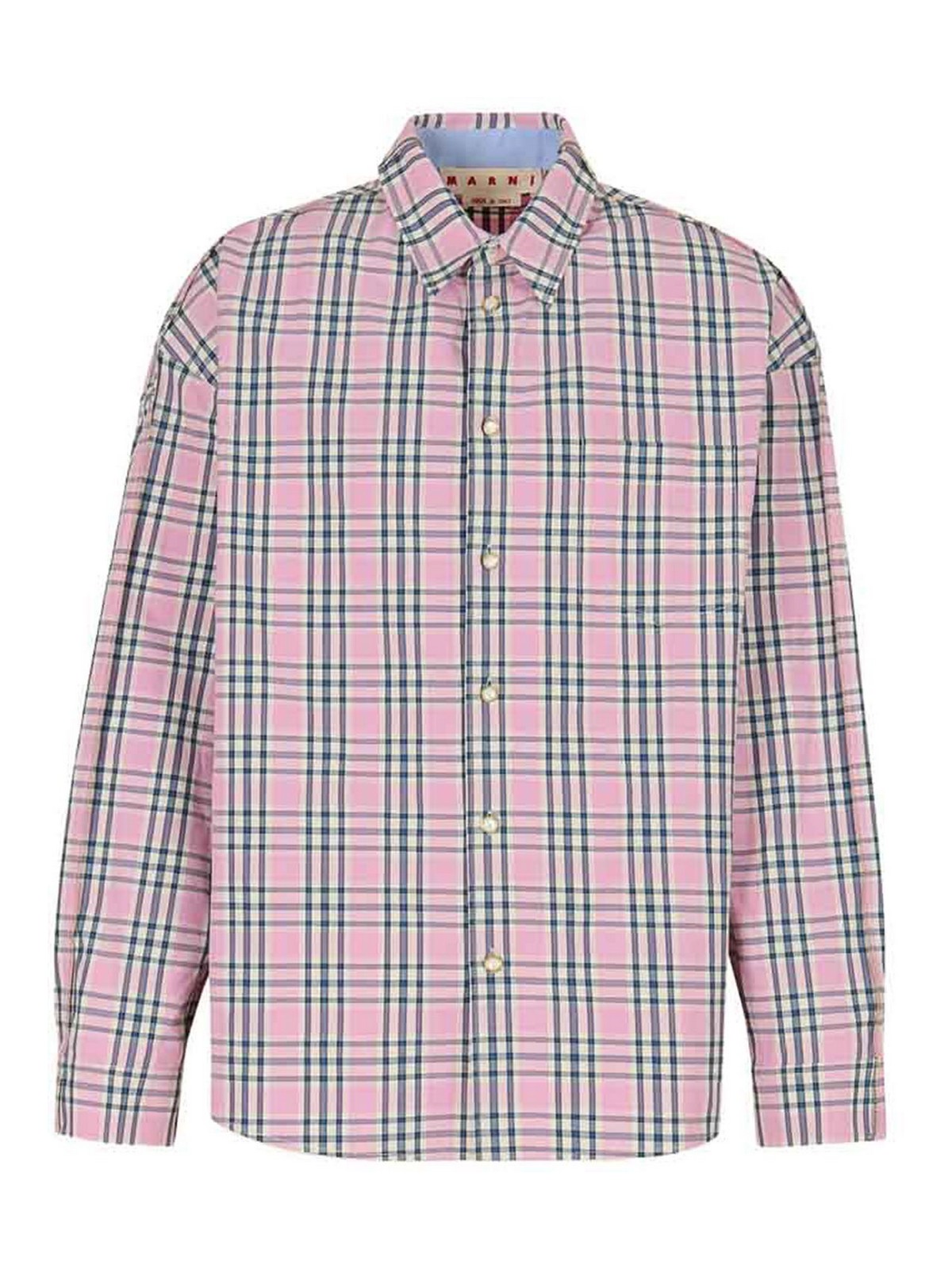 Checked-pattern Ppocket Shirt