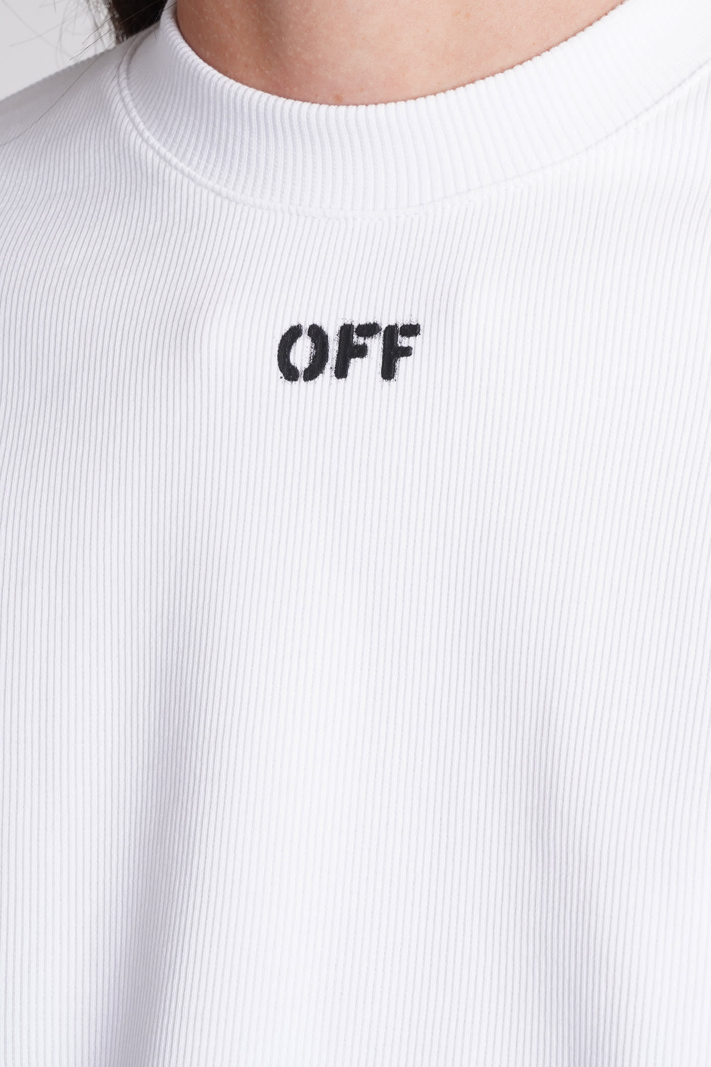 T-Shirt In White Cotton